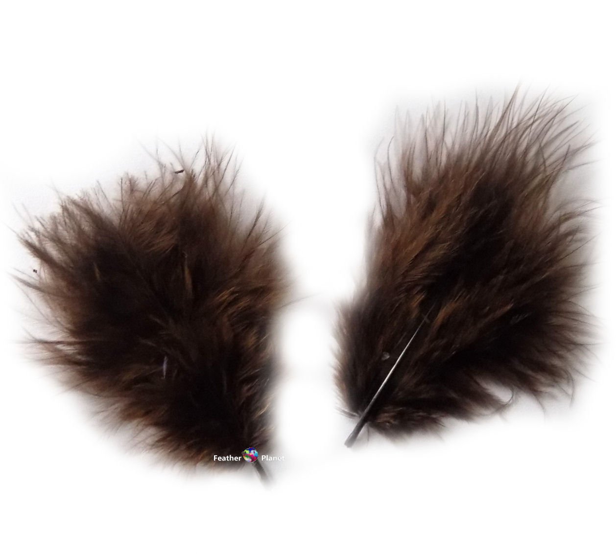Marabou Feathers in Brown (Pk 30) by GC