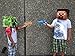 8 Bit Pixelated Black Stone Foam Gun Toy 10