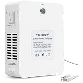 1000W US 120V to 100V JP Japan Voltage Converter Step Down Transformer | Yinleader Ideal for Japanese Turntable/Rice Cooker/Mochi Maker/Player/Cassette Deck/Heater/dehumidifier, etc.(White)