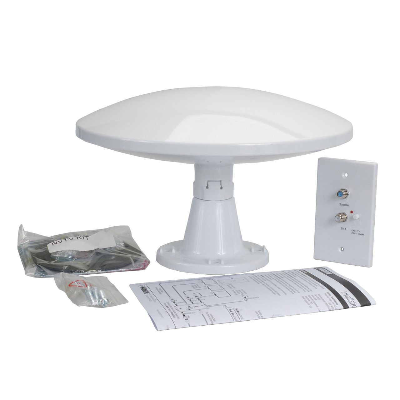 Magnadyne RVTVW2 OmniDirectional Amplified TV/AM/FM Antenna and