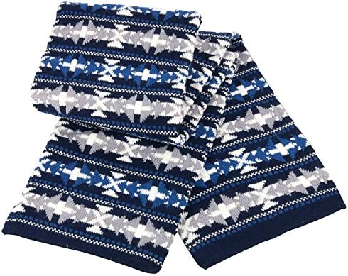 Result Winter Essentials Fair Isle Double Lay - Navy / Grey / China Blue / White