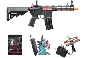 Lancer Tactical Gen 2 Hellion MLOK 7" Piactinny Polymer Airsoft M4 AEG Full/Semi-Auto Airsoft Gun (Battery and Charger Included)