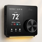 vine Smart Thermostats for Home with Large Knob - WiFi Thermostat for House with Nightlight, 7x8Period Programmable Compatible with Alexa, Google Assistant, Energy Saving, C-Wire Required