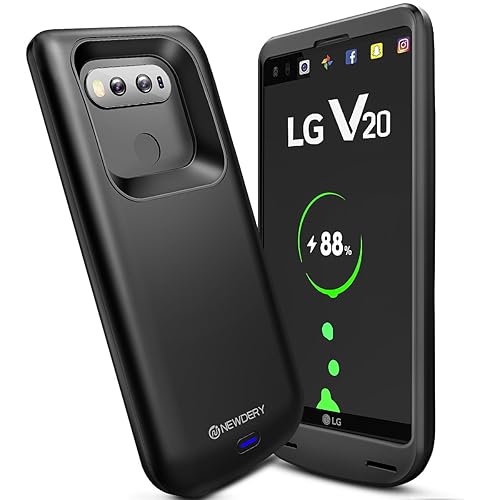 NEWDERY LG V20 Battery Case, 5000mAh Charger Case with Type-C Port