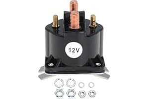 YRANZO 12V Dump Trailer Solenoid Replace SAZ4201GJ SAZ-4201ER 7522 190107 070009 Intermittent Duty Solenoid Relay 4 Terminal 100 Amp