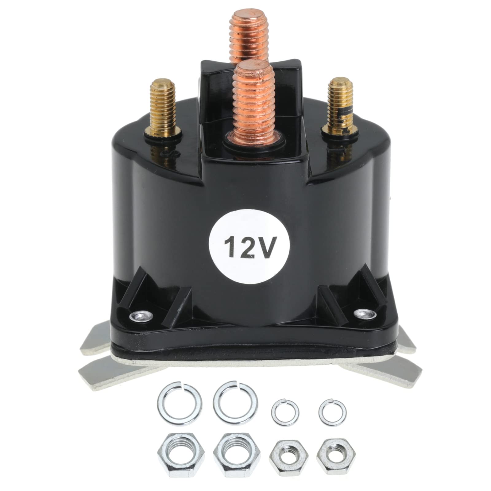 Photo 1 of 12V Dump Trailer Solenoid Replace SAZ4201GJ SAZ-4201ER 7522 190107 070009 Intermittent Duty Solenoid Relay 4 Terminal 100 Amp