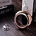 Hillside-Kit Bracelet Bangle Flask Crystal Lid Creative 304 Stainless Steel Glitter Wine Liquor Bracelet Flask for Women Girls Men Party Flask Funnel Set 3.5OZ (rose gold)