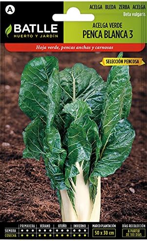 Semillas Hortícolas - Acelga verde de penca blanca 3 sel. Pencosa ...