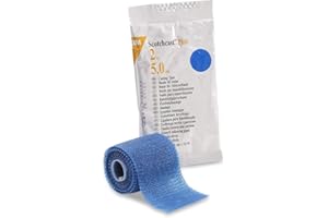 Scotchcast Plus Cast Tape 2 Inch X 12 Foot Fiberglass Blue, 82002B - ONE ROLL