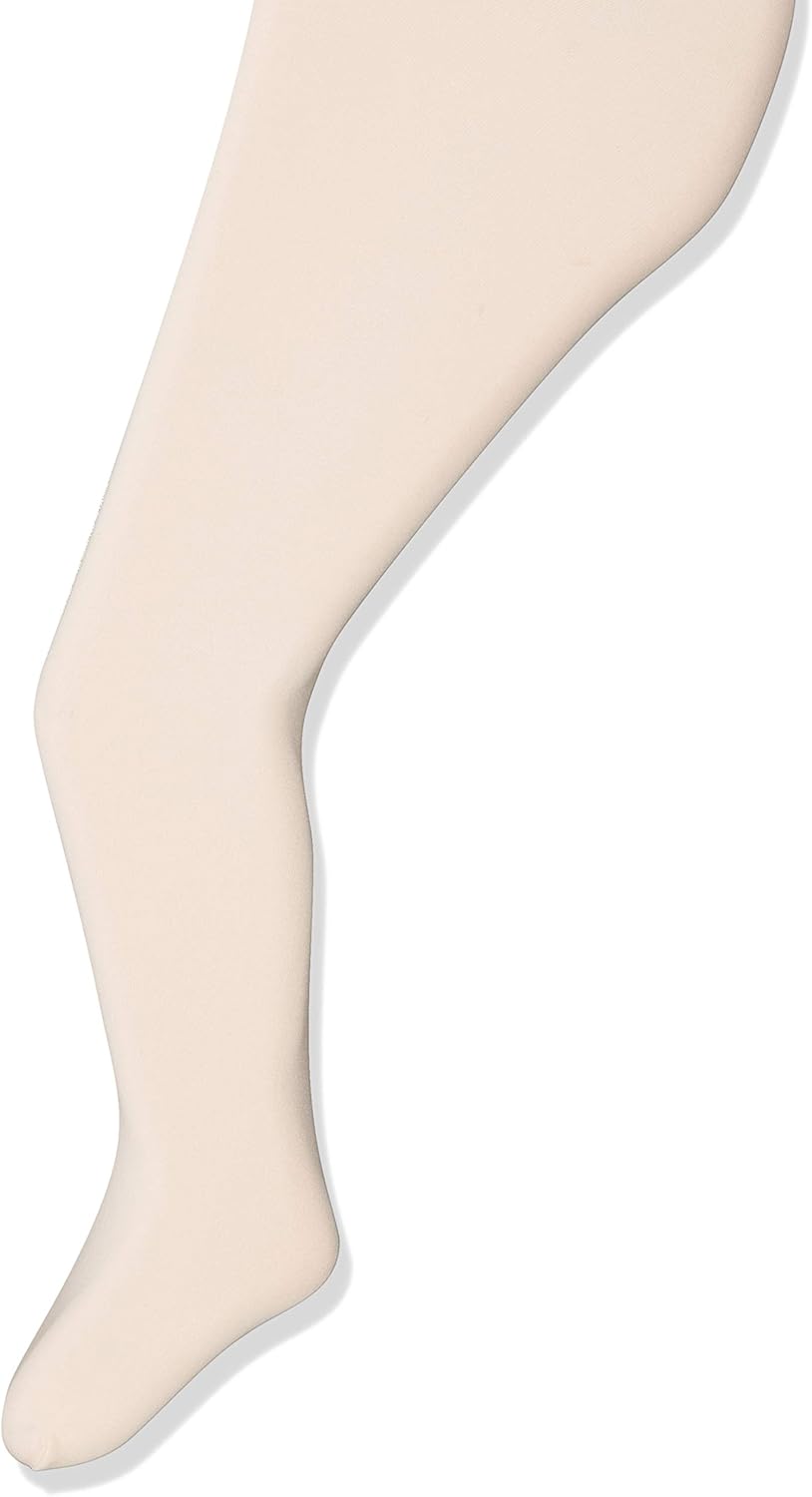 Capezio Big Girls' Ultra Soft Self Knit Waistband Footed Tight, Ballet Pink, One Size (Child 8-12): Clothing