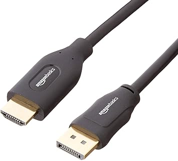 AmazonBasics 6-Feet DisplayPort (not USB port) to HDMI Cable