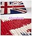 Sytian Nice Union Jack Rug Super Soft Absorbent Doormat Floormat Shaggy Area Rug Non Slip Bath Mat Bathroom Shower Rugs Carpet (British Style) (60x90cm)