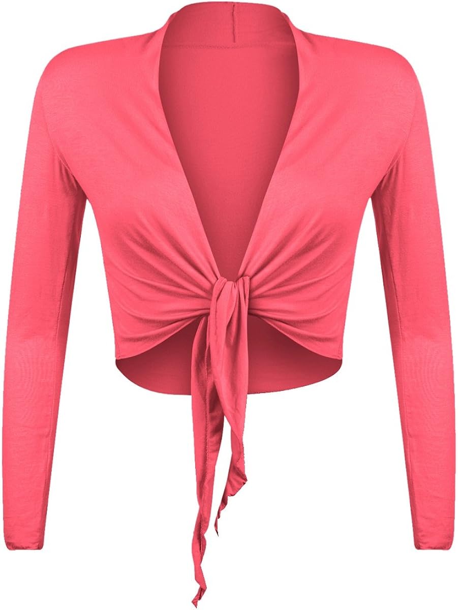 G&X Topstyle Beautiful, elegant bolero jacket, long sleeve, one size in nine trendy colours