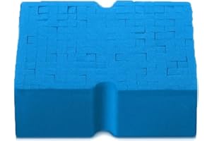 Jumbo Foam Grid Car Wash Sponge With Easy Grip - Anti-Marring for Soap and Rinseless Washing, All Types of Paint and Wheel Fi