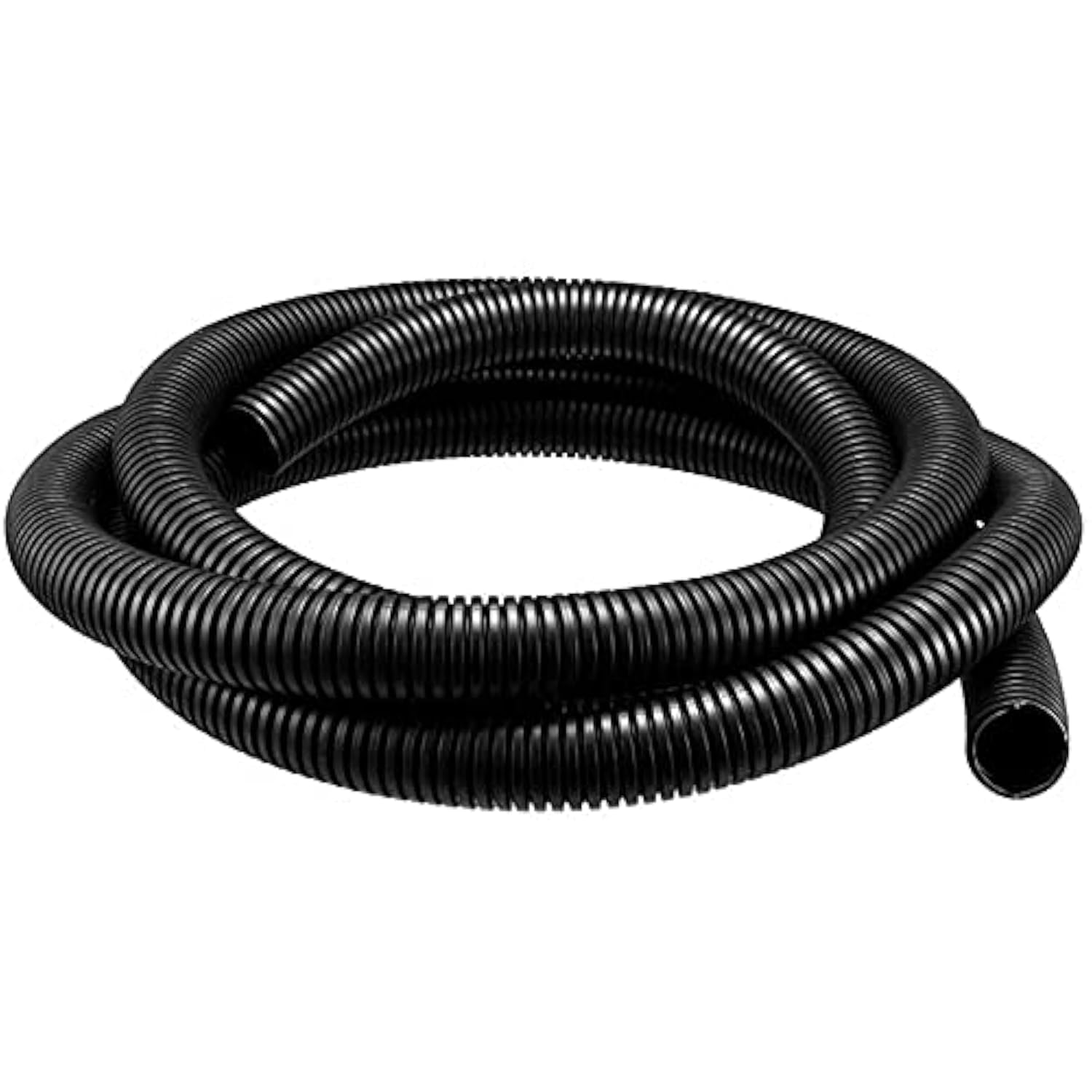 ANMOO 5M Corrugated Tube Flexible Plastic 12mm for Pond Hose Garden Home Bedroom Tubing Pipe for Protecting Electrical Cables (Outside Dia 15.8mm)