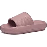 EQUICK Cloud Slides Pillow Slippers for Women and Men | Shower Slippers Bathroom Sandals | Ultra Soft | Cushioned Thick Sole | Indoor & Outdoor