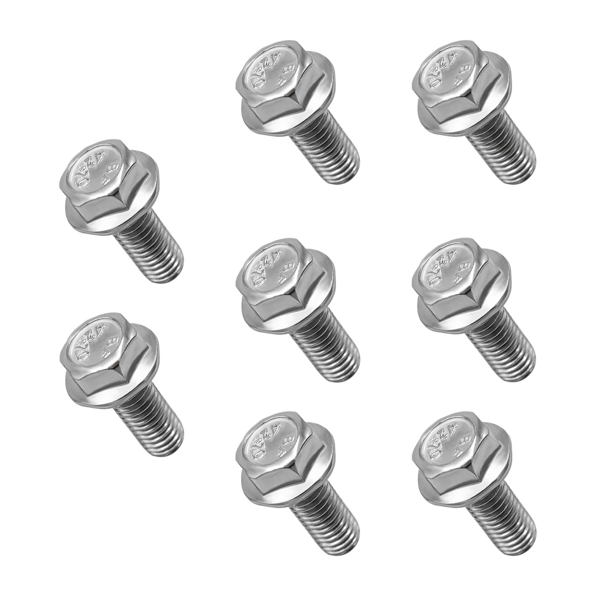 Photo 1 of Ziciner 8 PCS Skid Plate Bolts, 12 mm Hex Head Stainless Steel Skid Plate Bolts Replacement, Compatible with 4Runner FJ Cruiser Land Cruiser Sequoia Tacoma, Car Accessories