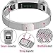 Oitom for Fitbit Alta HR Accessory Band and for Fitbit alta Band, (2 Size) Large 6.7