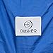 OuterEQ Portable Nylon Fabric Travel Camping Hammock Light Blue/Blue