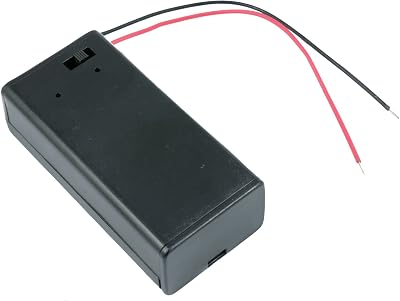 Switch Electronics PP3 9V Enclosed Battery Holder Box with Switch 150mm Leads