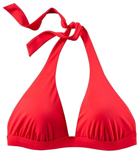 etirel Damen Bikini Oberteil Mia solid Neckholder red Mix & Match