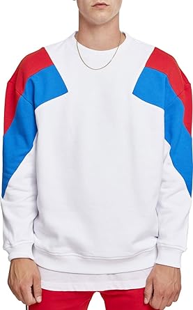 Urban Classics Herren Pullover Oversize 3-Tone Crew