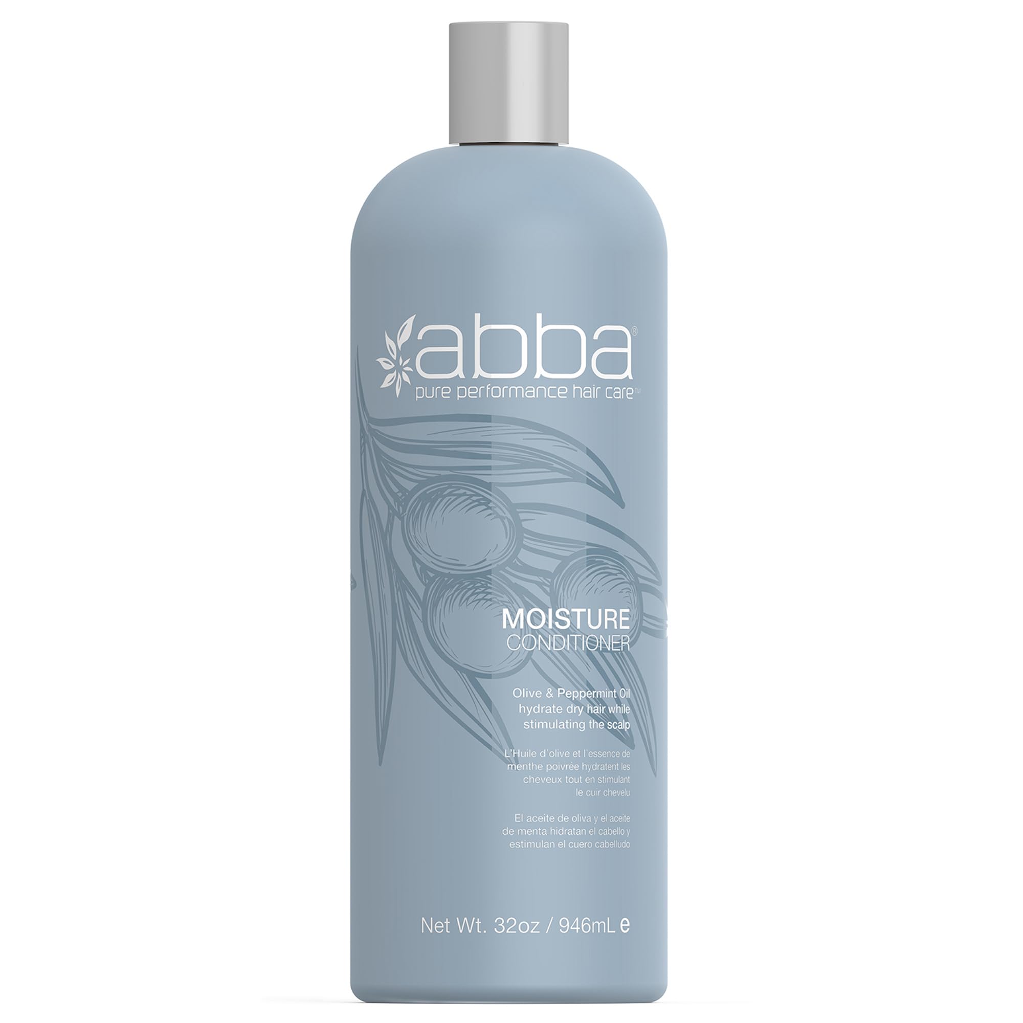 Photo 1 of ABBA Moisture Conditioner, Olive Butter & Peppermint Oil, 32 Fl Oz