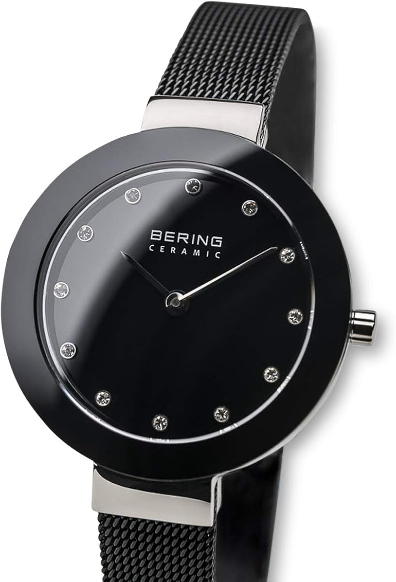 BERING Women Analog Quartz ceramic collection Watch with stainless steel Strap and Sapphire Crystal 11429-102 - Image 3