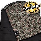 The Colossal Winter Double Sleeping Bag-XXXL Hooded Sleeping Bag for Couples – Perfect for Camping, Backpacking. Temperature Range 20-50°F. Fits Adults up to 7’1. Ripstop Water Resistant Shell