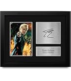 HWC Trading Poster Incorniciato Harry Potter A3 Con Firma Stilizzata Di Radcliffe, Watson & Grint