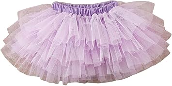 Amazon Co Jp 紫の 3 ガールズツツスカートチュールプリンセススカート子供ドレスアップふわふわスカート スポーツ アウトドア