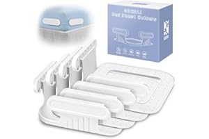 Goedli Lock Bed Sheet Holders for All Sheet Sizes, Fitted Sheet Straps Keep Sheets Firm & Tight，Easy One-Time Installation with High Flexibility ABS Material (White)