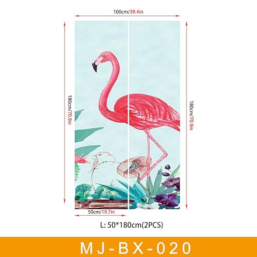 xiaoqing Calcomanías murales decoración de flamencos románticos ...