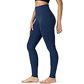 Colorfulkoala Dreamlux No Front Seam Leggings for Women 25"/28" Inseam, High Waisted Buttery Soft Yoga Pants