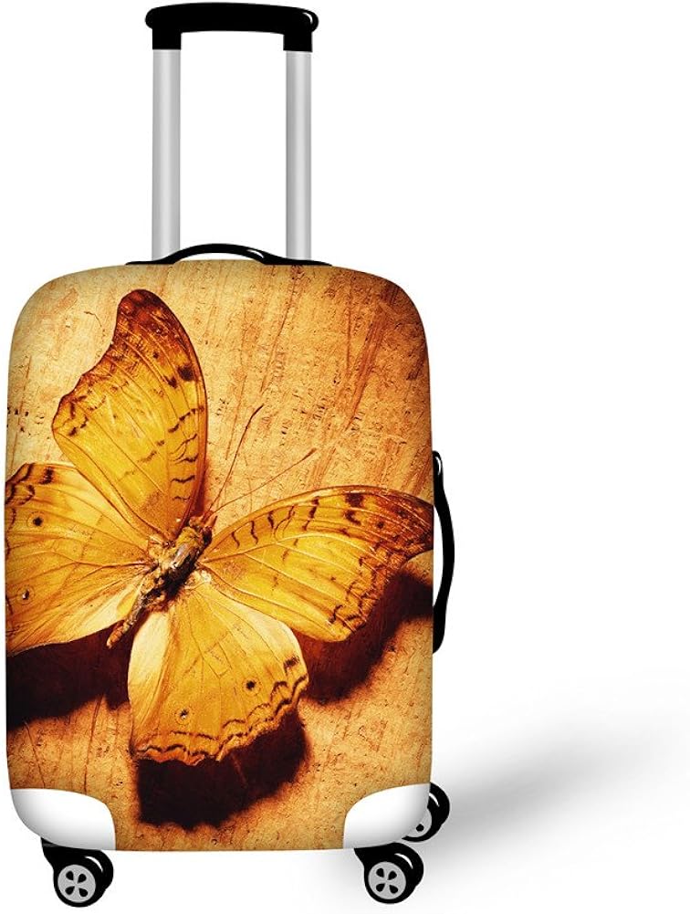 Butterfly Luggage Cover Protector With Zipper Flexible Protective Bag Fit 18 30 Packing Organizers Foretadrenaline Com