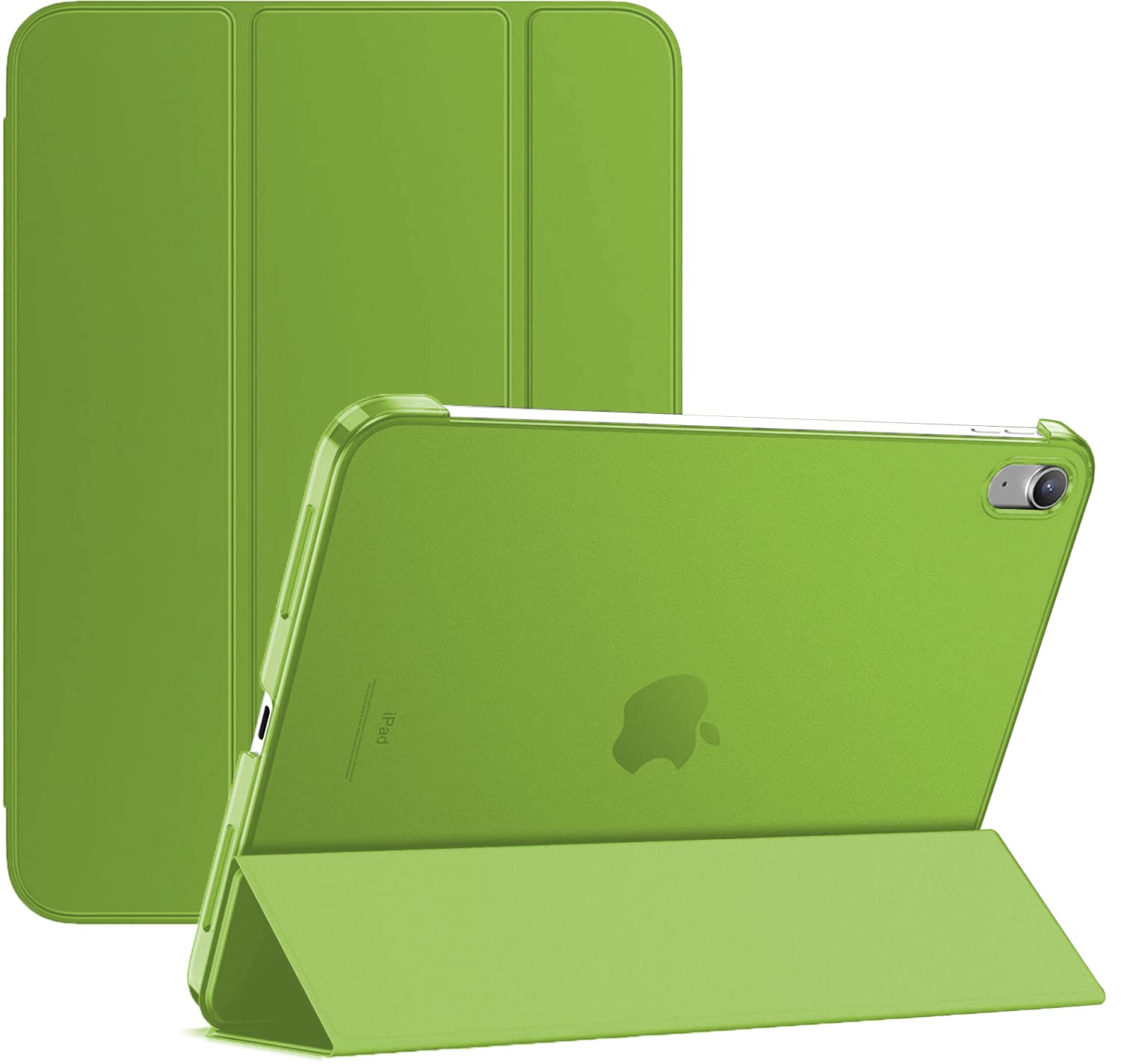 Smart Case for iPad Mini 6 (2021) & Mini 7 / A17 Pro (2024) 8.3-inch – Magnetic Sleep/Wake Stand Cover (Green)