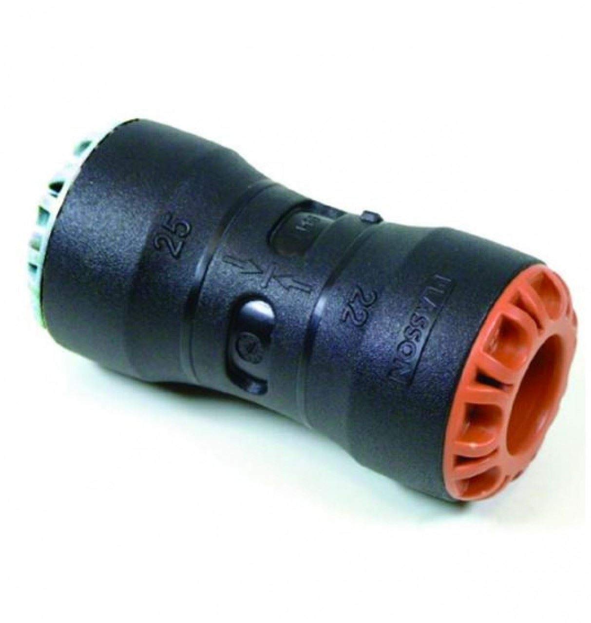 Plass-ONE 20mm x 15mm Push Fit MDPE to Copper Coupling - 1001C