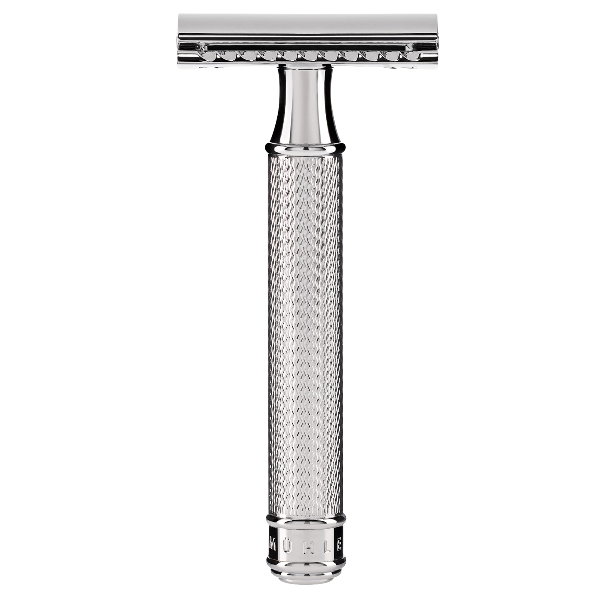 MÜHLE Traditional R89 safety razor | double edge safety razor | sustainable eco-friendly and reusable | fits all standard DE razor blades | for men and women | chrome handle