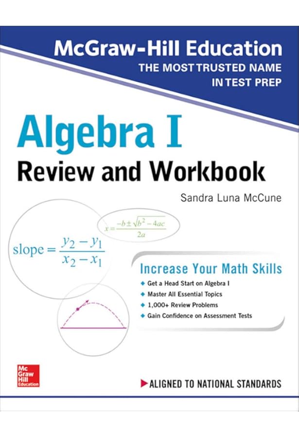 McGraw-Hill Education Algebra II Review and Workbook: Monahan