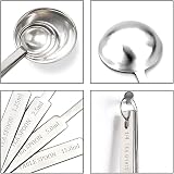 WEIQILE Stainless Steel Measuring Spoons Set 4 Pcs 1/4tsp-1tbsp view 3