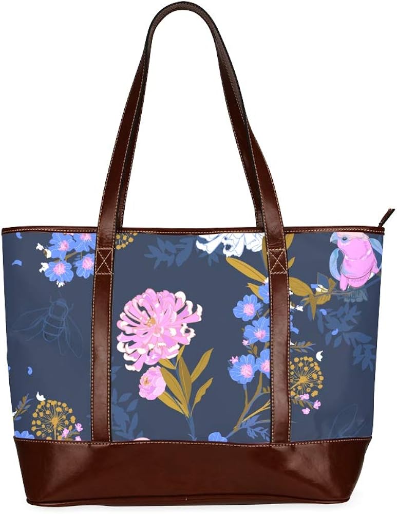 Tote Bags Beautiful Softy Japanese Blooming Flowers