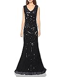 Vijiv 1920s Long Prom Dresses Sequin Beads Mermaid