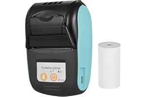 Sunydog Thermal Receipt Printer, PT-210 58mm Portable Thermal Printer Handheld Ticket Bill Printer for Retail Stores Restaurants Factories Logistics Small Business,1 Paper Roll
