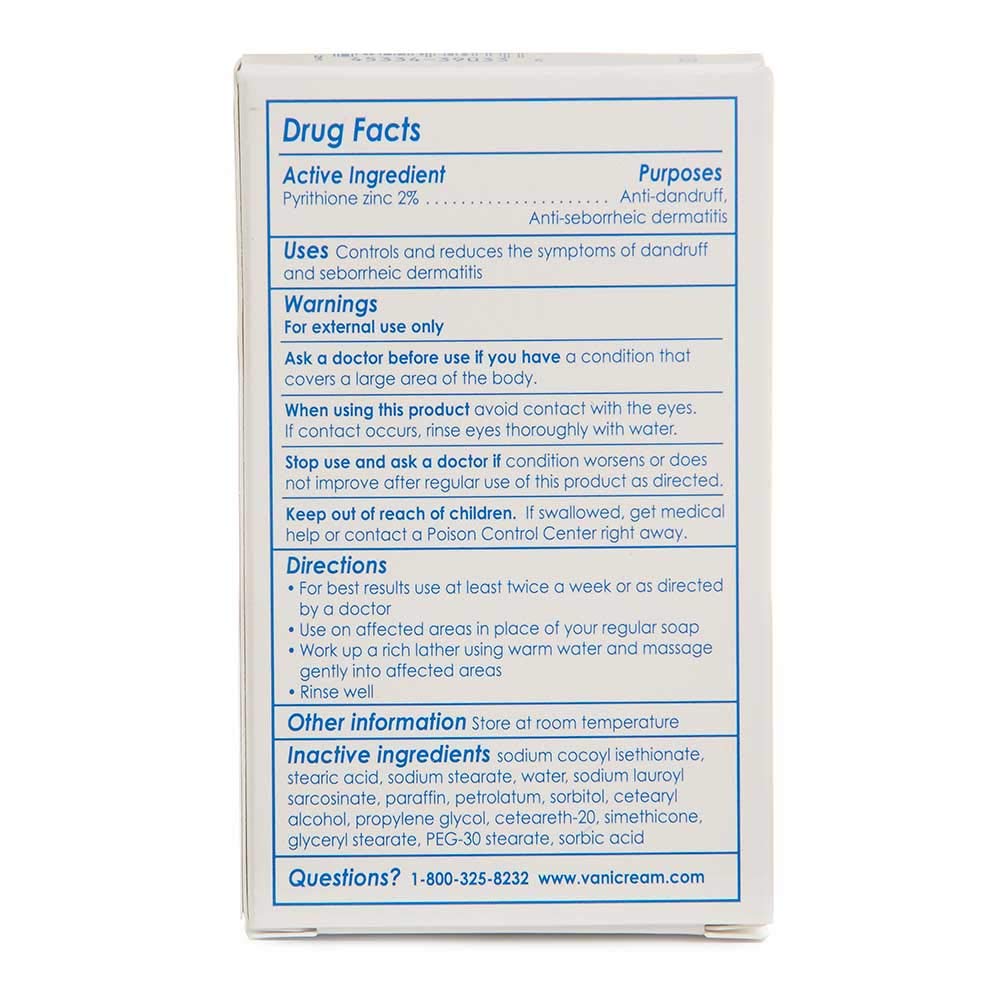 VANICREAM Z-Bar Medicated Cleansing Bar, 3.36 Oz (Pack of 2): Beauty