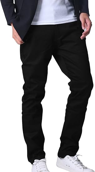 Amazon Liberte Riche リベルテ リッシュ 暖パン メンズ パンツ チノパン あったかパンツ ストレート ブラック Xl ロングパンツ 通販