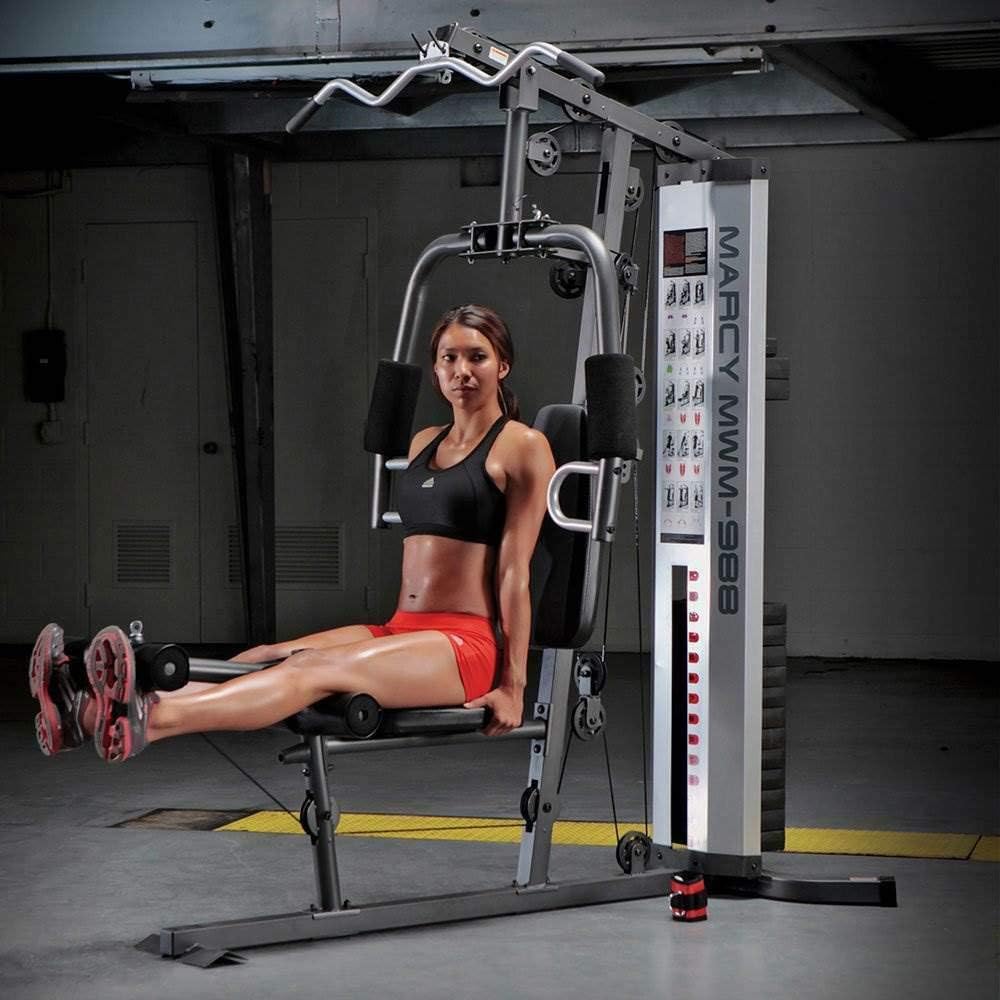 goodyusstore, for Healthy Benefits, Heavy Duty Steel, Full Body Workout, Home Gym System 150 Pound Adjustable Weight Stack Machine (L x W x H): 68 x 35 x 79 Inches, Dual Function, Exercise a Breeze