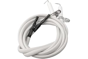 BBQ Ignitor Electrode 2PCS, Ceramic Ignition with 700mm Wire for Gas Grill Burner Cooker Spark Replacement Starter Switch