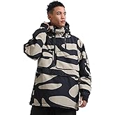 BSASB Mens Snowboard Jacket Ski Pullover Coat Warm Waterproof Windproof Men Snowboarding Jacket Winter Sports