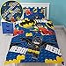 Lego Batman Movie Hero Single Duvet Cover Set - Rotary Design UK duvet cover size 53in x 78in