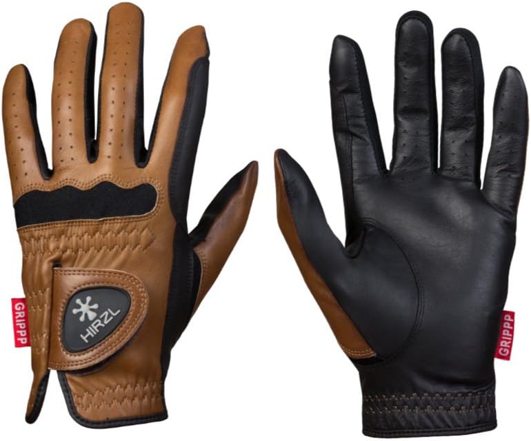 HIRZL GRIPPP Elite Unisex Riding Gloves, Black / brown, 6.5